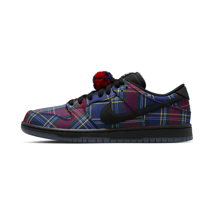Nike SB Dunk Low Nardwuar “University Red / Yellow Strike / Deep Royal Blue / Black” (II1493-600)