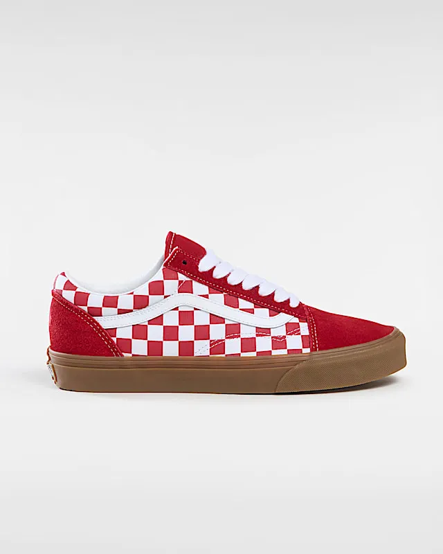 Vans Karierte Old Skool Sneakers – Rot (VN0A2Z42CJH)