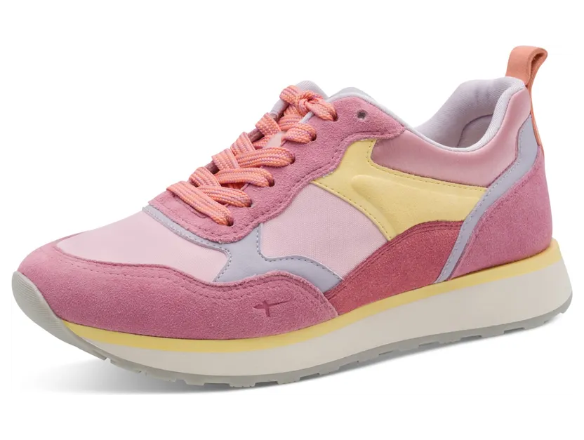 Tamaris sneaker Lichtblauw / Geel / Orchidee / Rosé (1-23741-43-597)