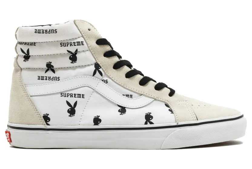 Vans Sk8-Hi Supreme x Playboy White