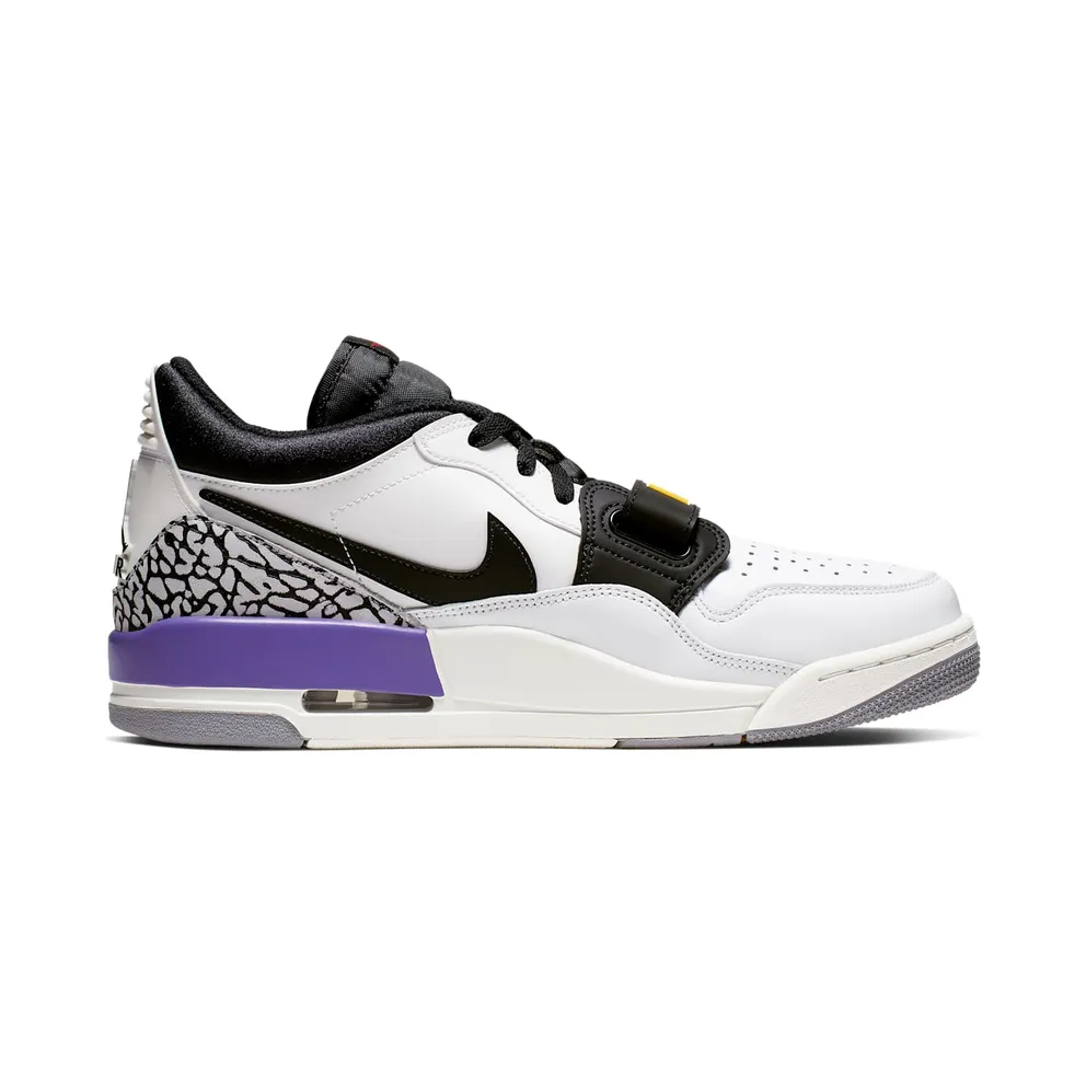 Jordan Legacy 312 Low Lakers Summit White/Varsity Red-Black-Varsity Purple-University Gold (CD7069-102)