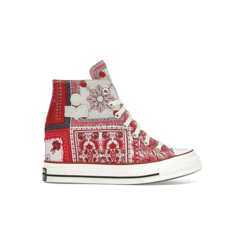 Converse Chuck 70 Internal Wedge Hi Isabel Marant Vanilla Ice Red (A14802C)