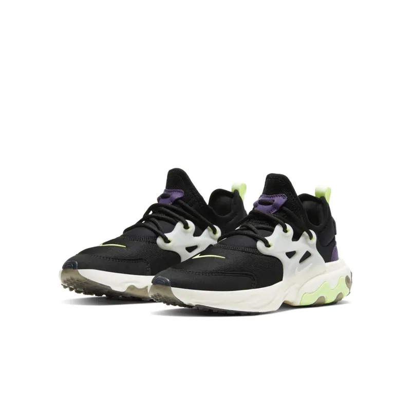 Nike React Presto Black Barely Volt (GS)