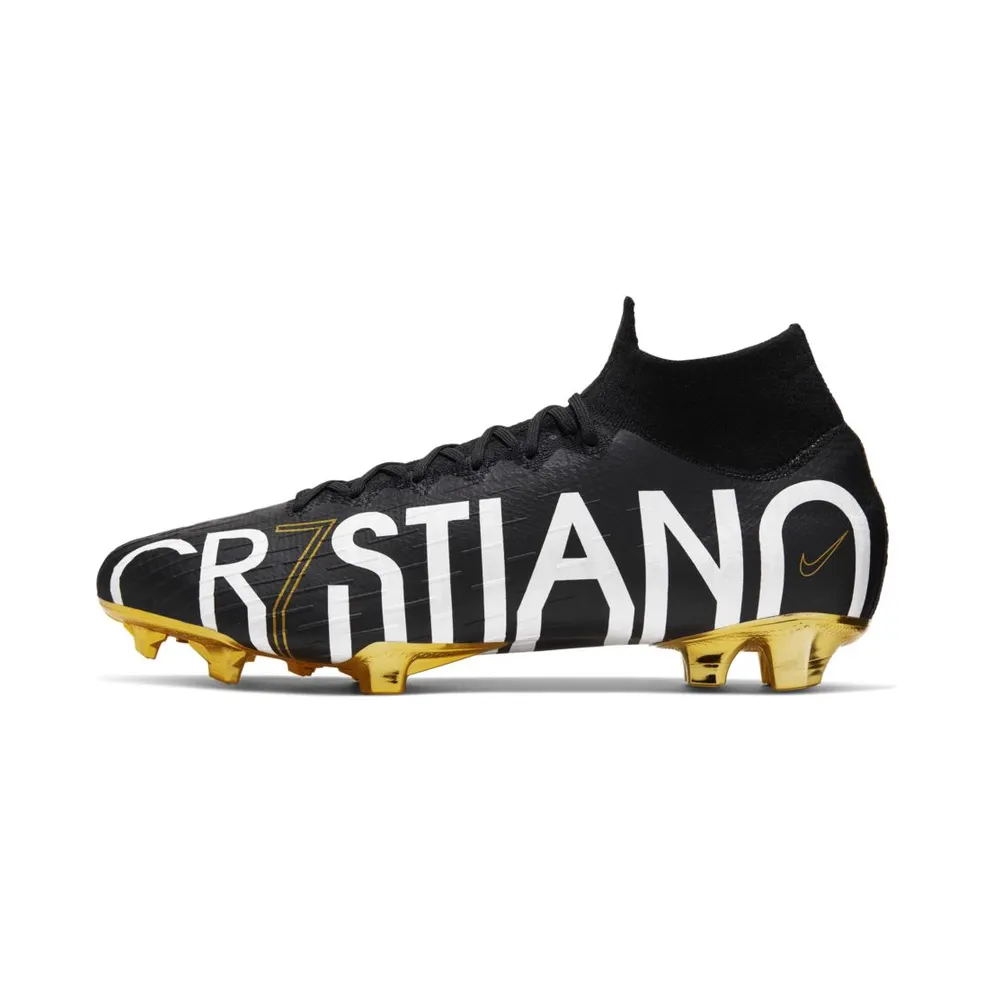Nike Mercurial Superfly 6 Elite CR7 FG Cristiano Ronaldo Black Gold Black/Vivid Gold (CJ7902-007)