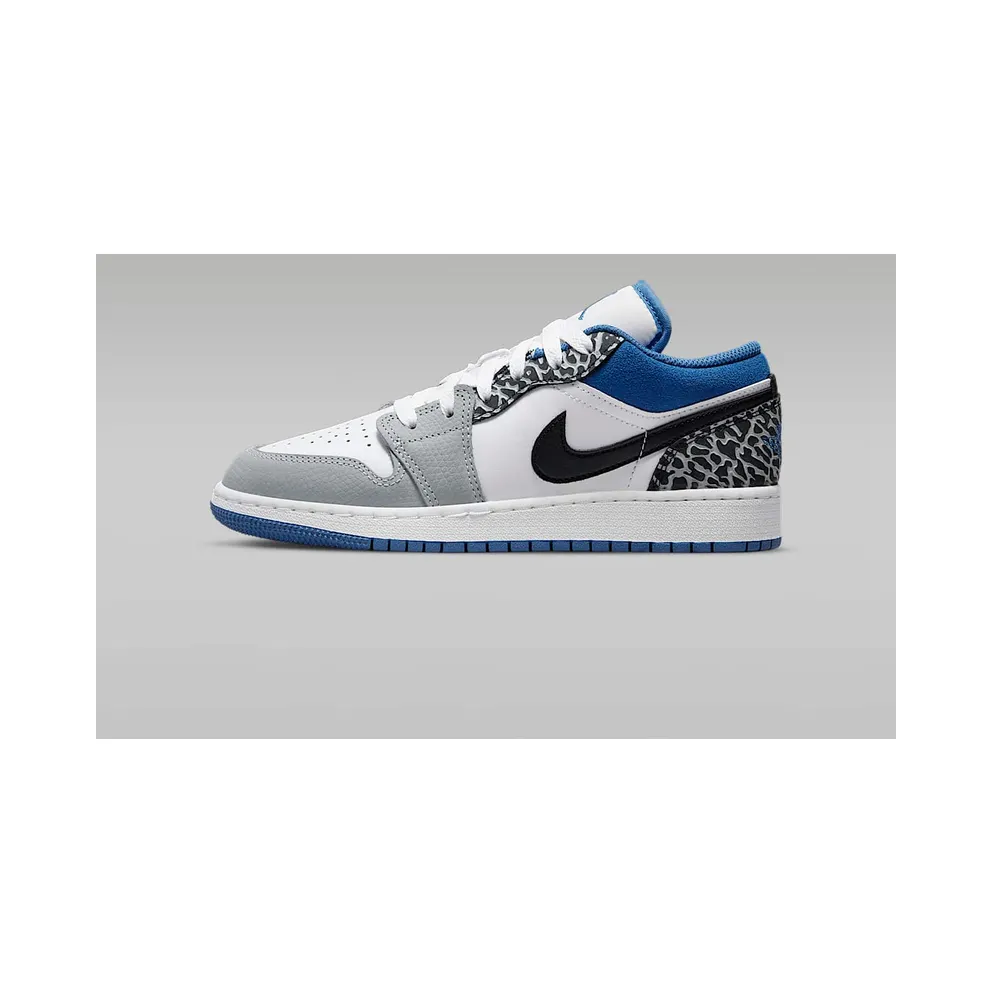 Air Jordan 1 Low SE Older Kids’ White (DQ2514-140)