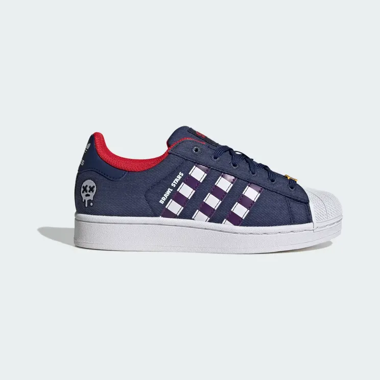 adidas Brawl Stars Superstar II “Dark Blue / Violet / Cloud White” (KK2159)