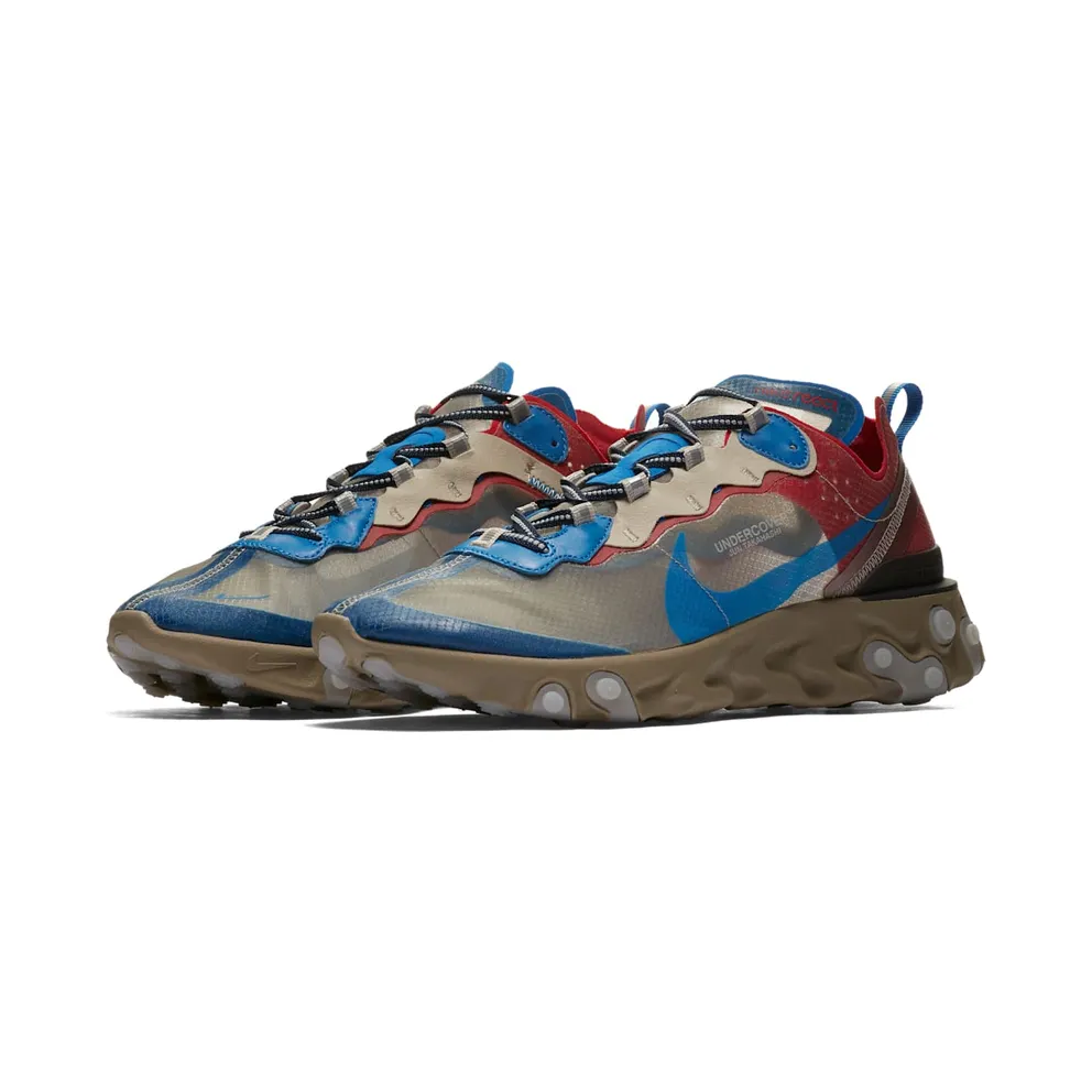 Nike React Element 87 Undercover Light Beige Chalk Light Biege Chalk/Signal Blue (BQ2718-200)