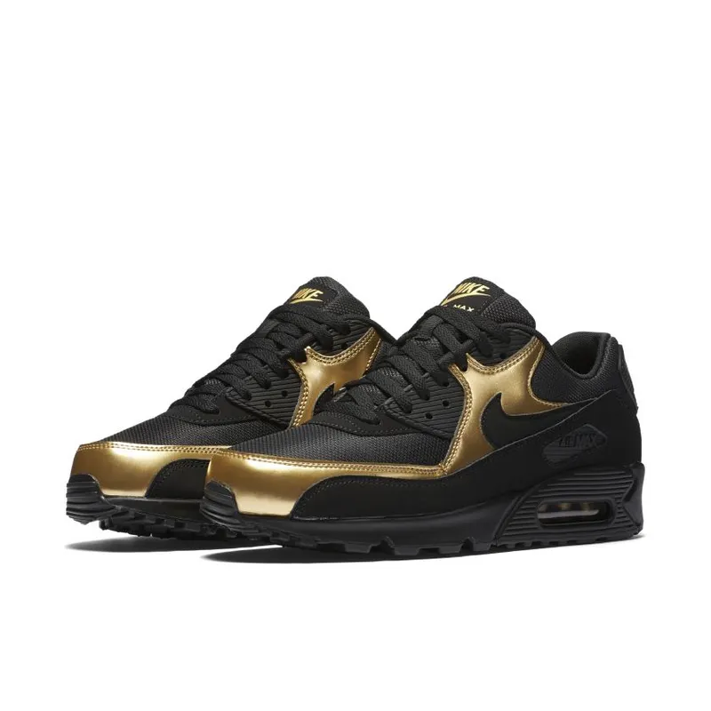 Nike Air Max 90 Ultra Essential Black/Black-Metallic Gold (537384-058)