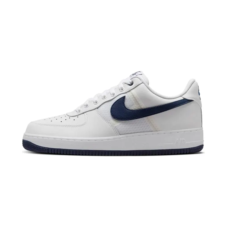 Nike Air Force 1 Low ’07 LV8 SE Mesh Tape “White / Phantom / Midnight Navy” (IH4462-100)