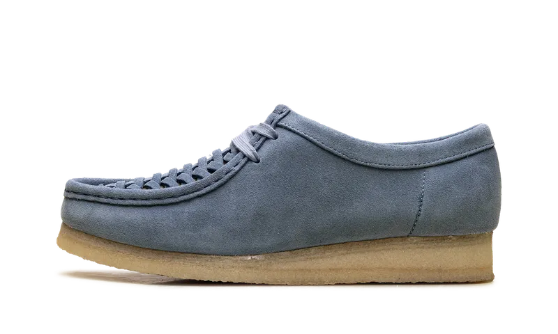 Clarks WALLABEE WEAVE “Powder Blue Suede” (26180614)