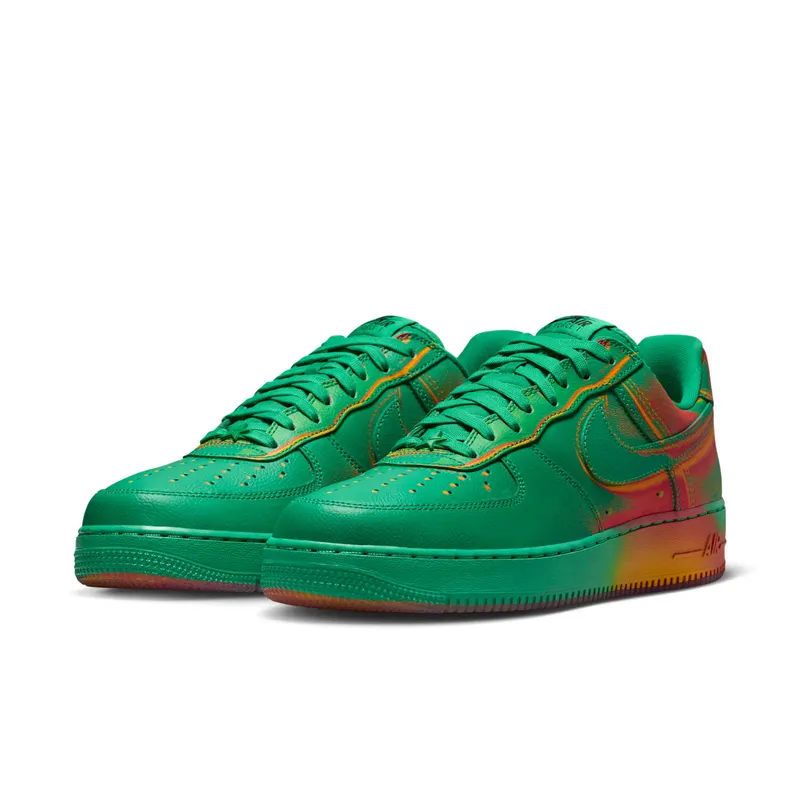 Nike Air Force 1 Low ’07 “Stadium Green Crimson” (IB6834-300)