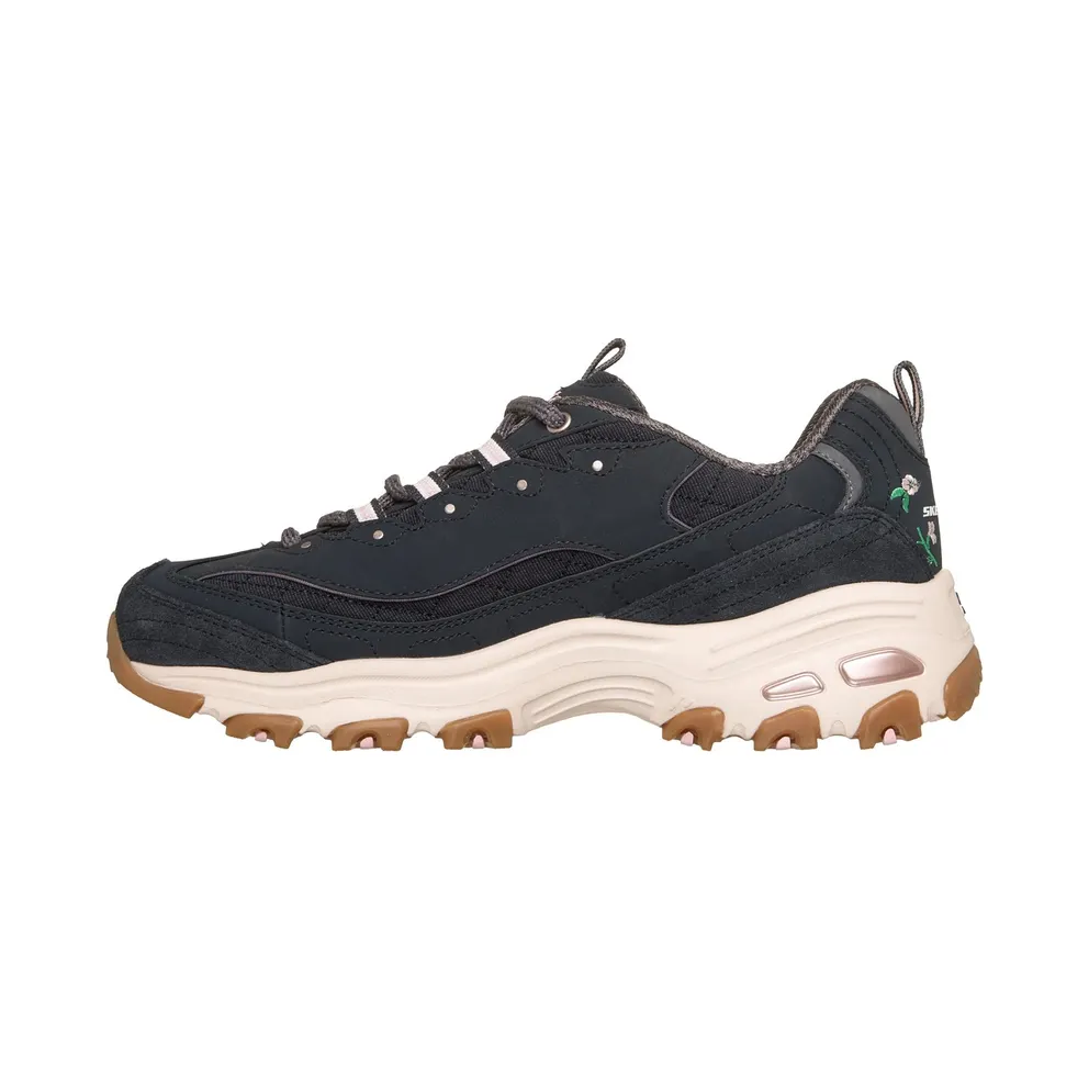 Skechers D’Lites “Garden Chic Sneaker Black” (150879BLK)