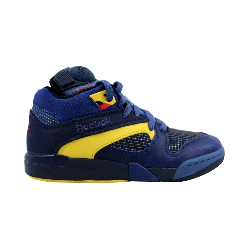 Reebok Court Victory Pump Navy/Club Blue-Yellow (J99006)