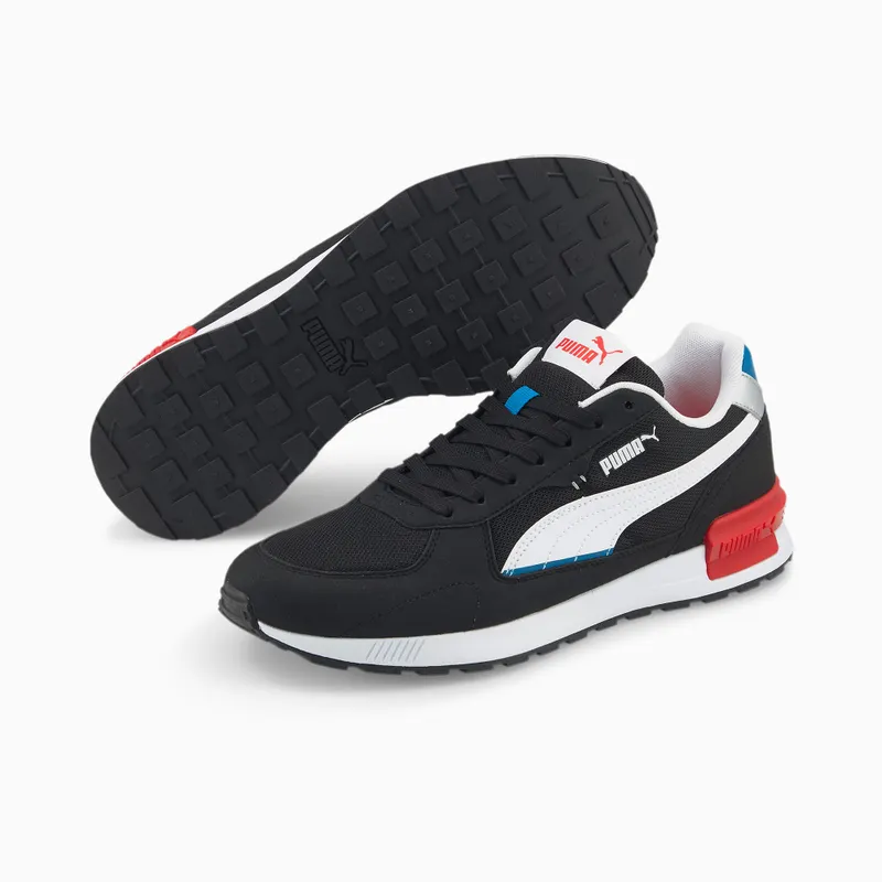 Men’s PUMA Gravito Black/White/Mykonos Blue (380738-11)
