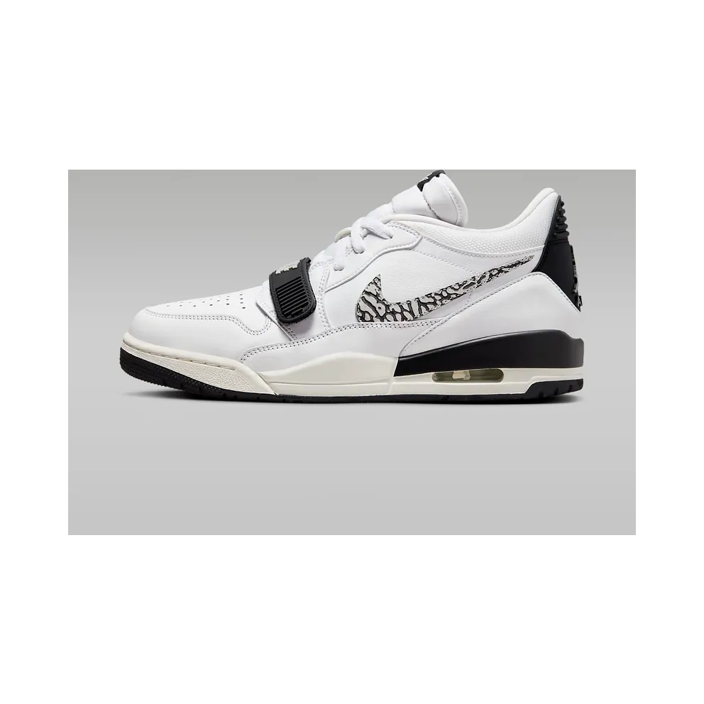 Air Jordan Legacy 312 Low “White Black Elephant Swoosh” (CD7069-110)