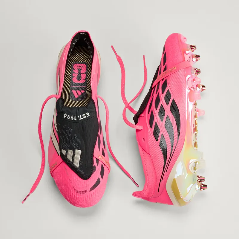 Adidas Predator Elite Fold-Over Tongue SG Cleats, Pink (HP9968)