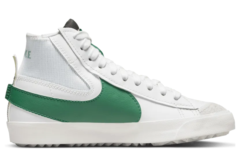 Nike Blazer Mid ’77 Jumbo Wit – “White / Green” (DR8595-100)