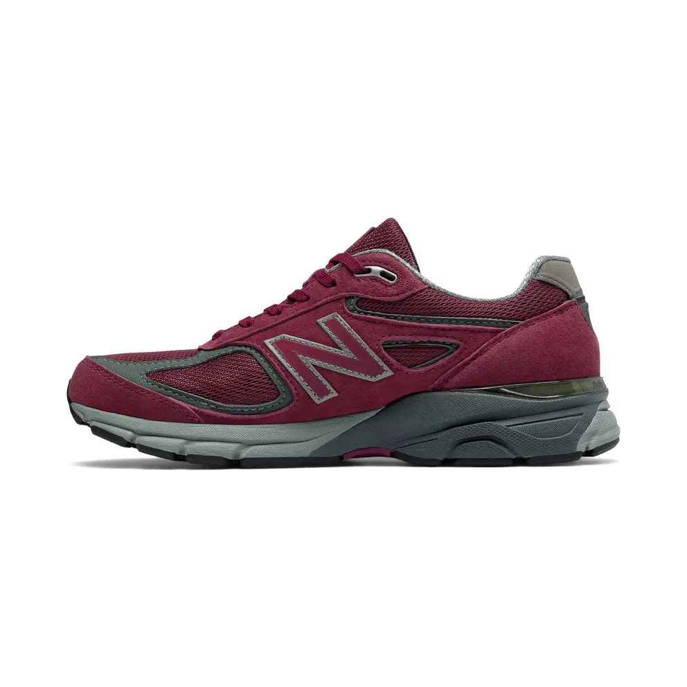 New Balance 990v4 Burgundy Burgundy/Grey (M990BU4)