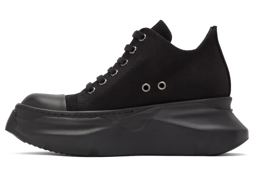Rick Owens Drkshdw Black Abstract Sneakers (DS01B7842 DM) (3)
