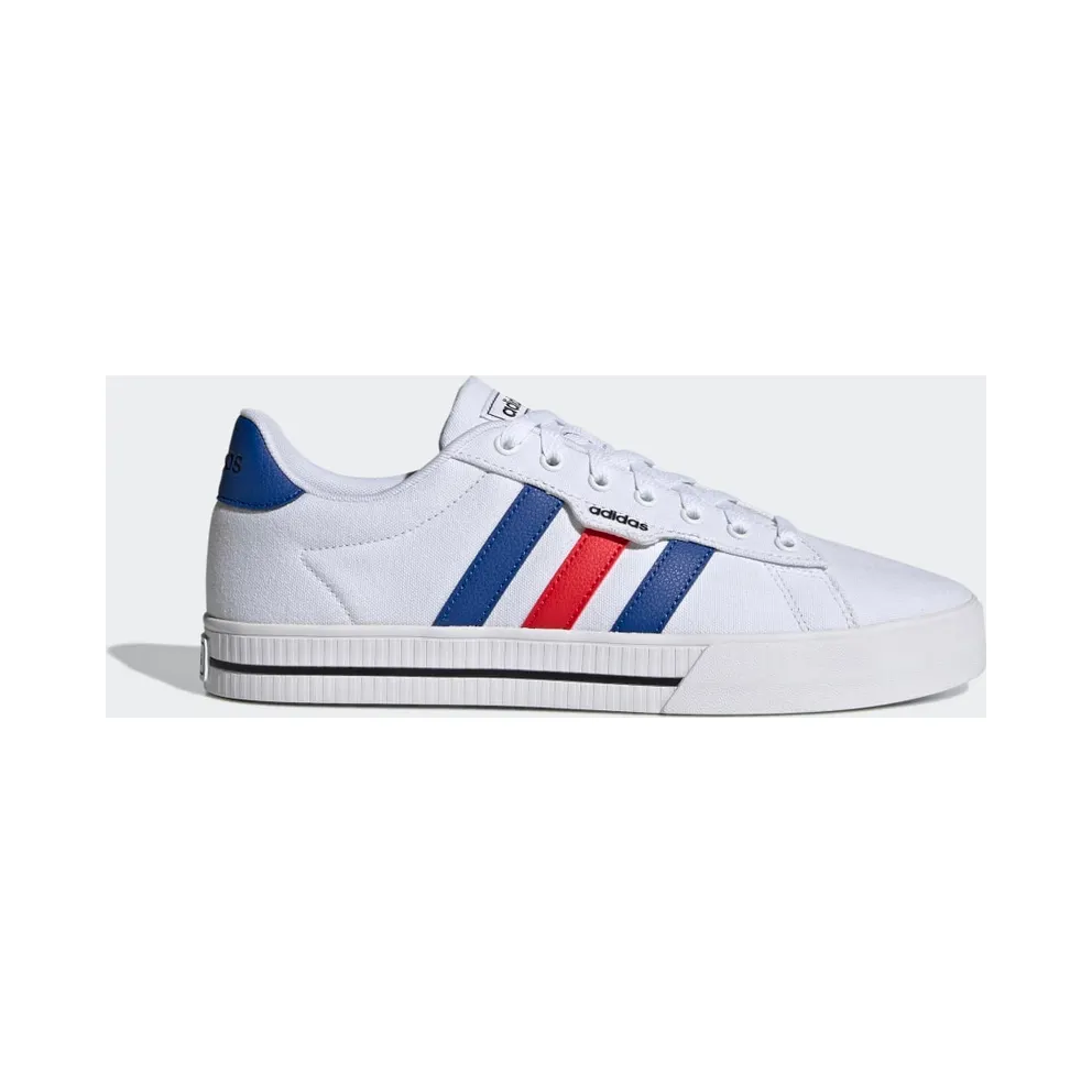 adidas Daily 3.0 Schuh Cloud White / Royal Blue / Vivid Red (H04578)