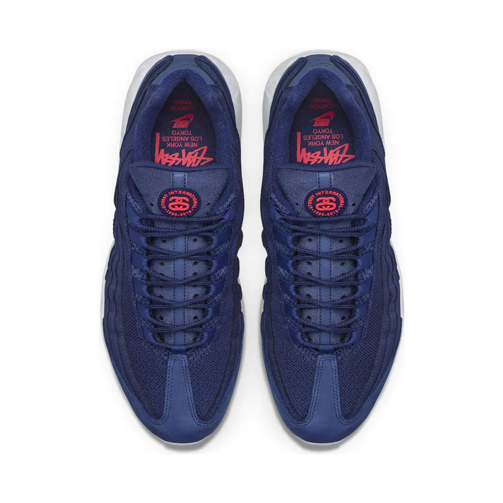 Nike Air Max 95 Stussy Loyal Blue Loyal Blue/University Red-White (834668-441)