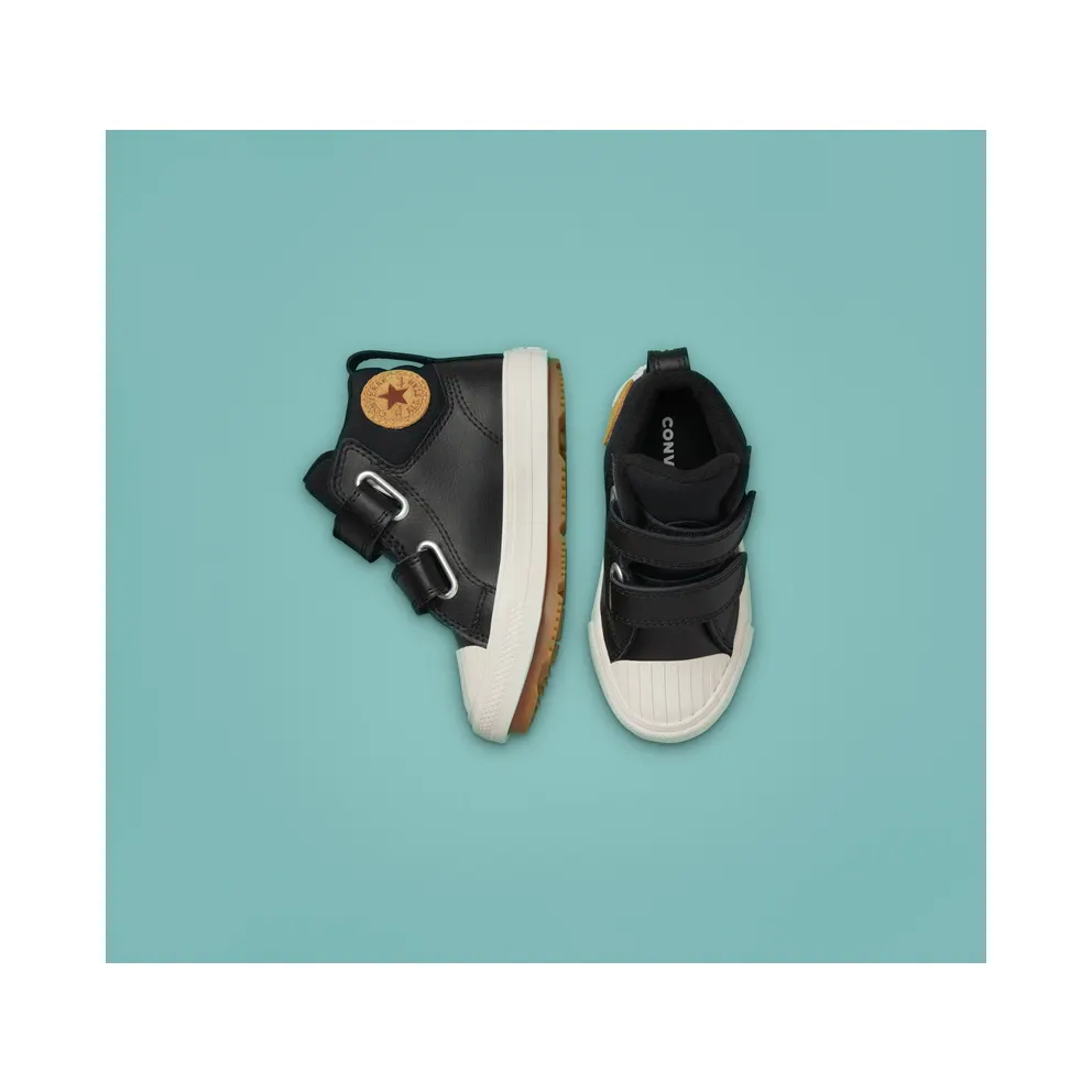 Converse Converse Color Leather Easy-On Chuck Taylor All Star Berkshire Boot Black/Black/pale Putty (771525C)