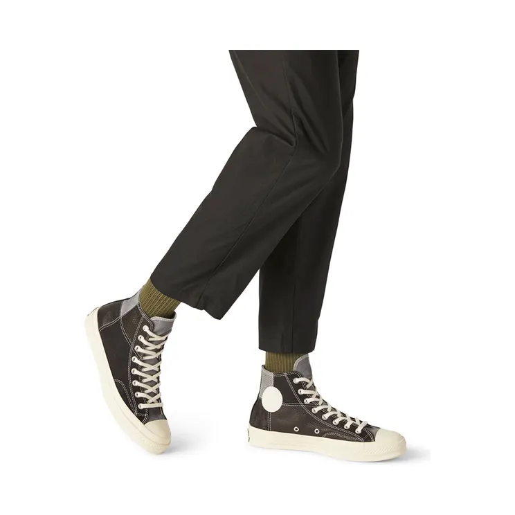 Converse Chuck 70 Mixed Material Hi ‘Black Egret’ Black/Cool Grey/Egret (163220C)