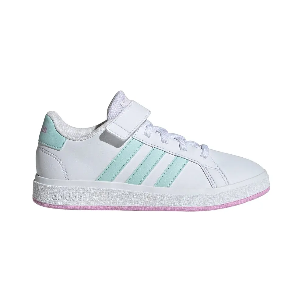 adidas Grand Court 2.0 Cloud White Semi Flash Aqua Bliss Lilac (ID7886)