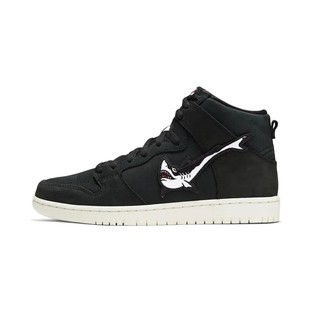 Nike SB Dunk High Oski Shark Black/White-Red-Sail (CI2692-001)