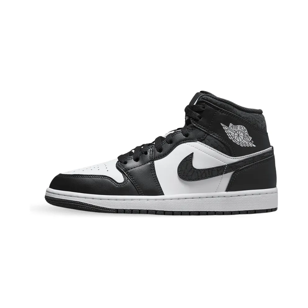 Nike Air Jordan 1 Mid SE Elephant Print Black (FB9911-001)