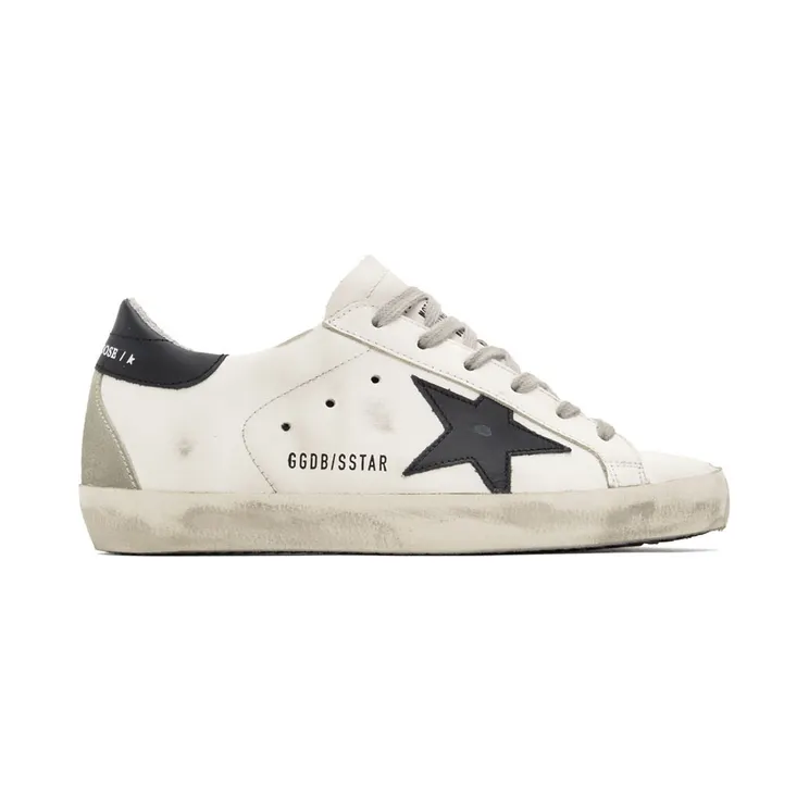 Golden Goose Stardan White Black (W) (GMF00128.F000567.10220)