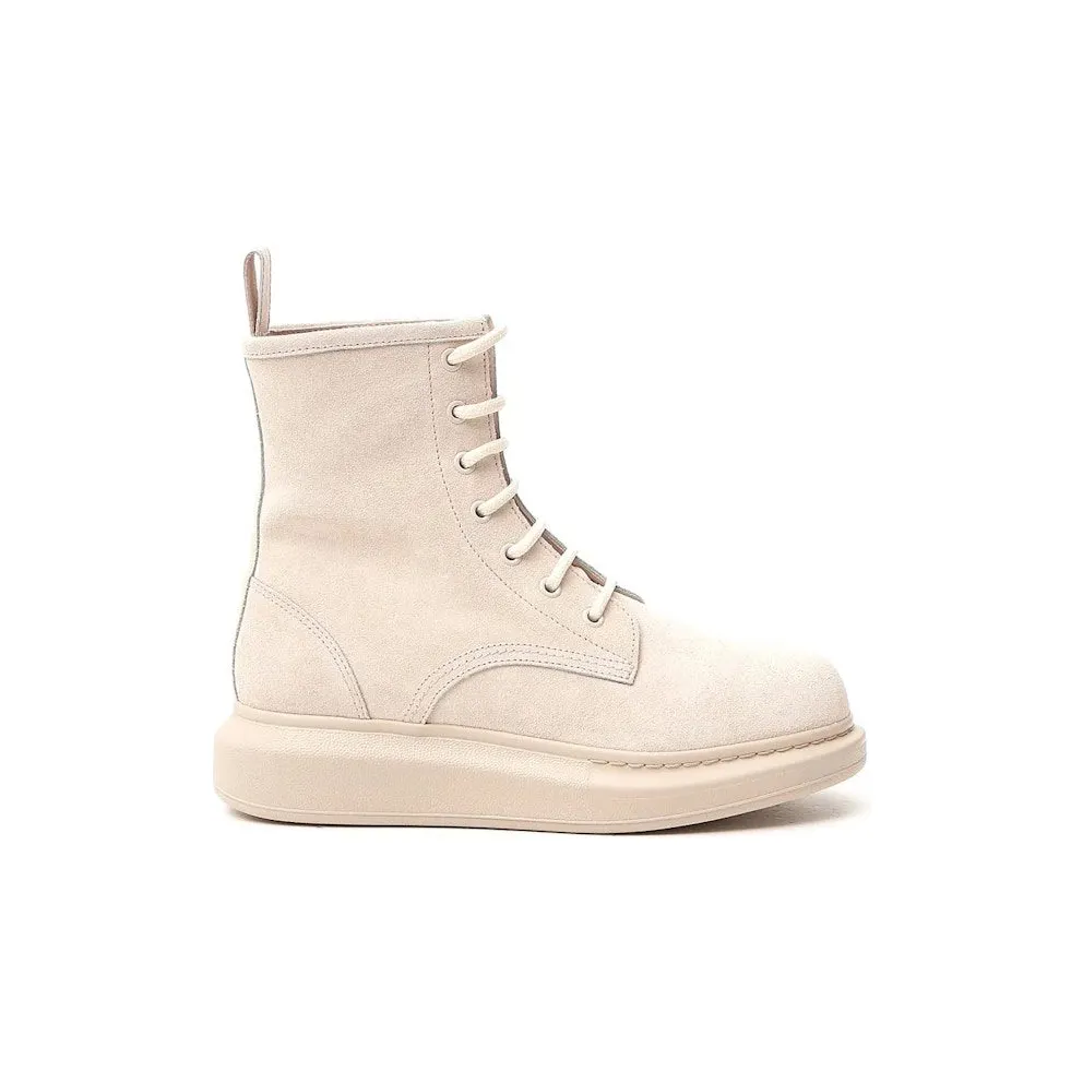 Alexander McQueen Hybrid Chelsea Boot Beige Suede (586394WHXK12222)