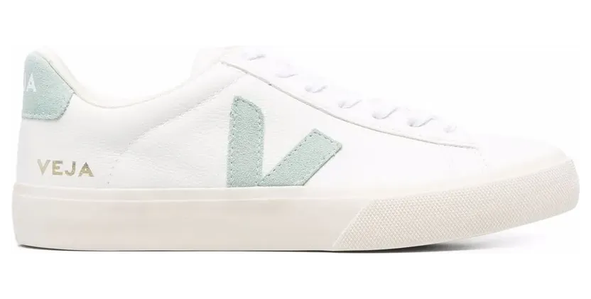 Veja White & Green Campo Chromefree Sneakers (CP0502485)
