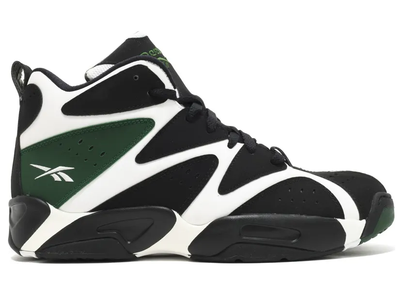 Reebok Kamikaze Sonics White/Black-Racing Green (Other Brands Reebok)