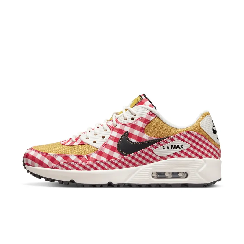 Nike Air Max 90 Golf NRG Picnic – “University Red / White / Sand Gold / Black” (DH5244-600)