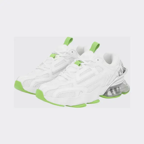 Plein Sport Runner PS Thunder Mix Low-Top Mesh Sneakers with Notched Sole White (SAESUSC0750STE003N0105)
