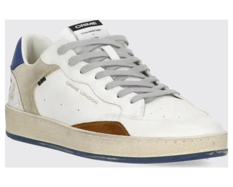 Crime Chelsea Used Leather Sneakers White (11201AA810)
