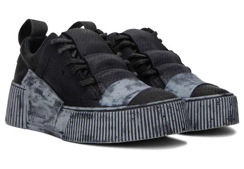 Boris Bidjan Saberi Black Bamba 2.1 Sneaker (326-BAMBA 2.1) (4)