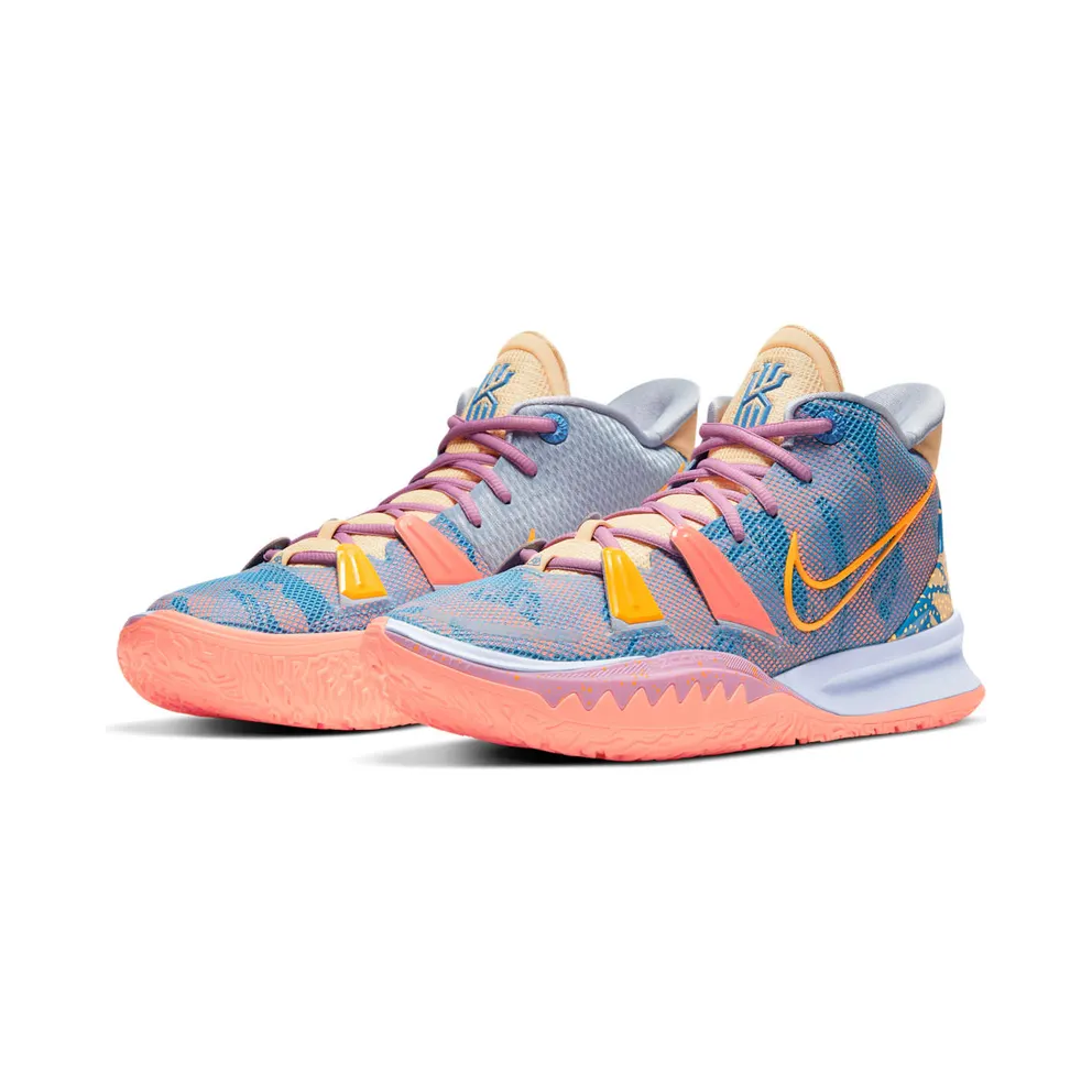 Nike Kyrie 7 Preheat ‘Expressions’ Ghost/Laser Orange/Blue Beyond (DC0588-003)