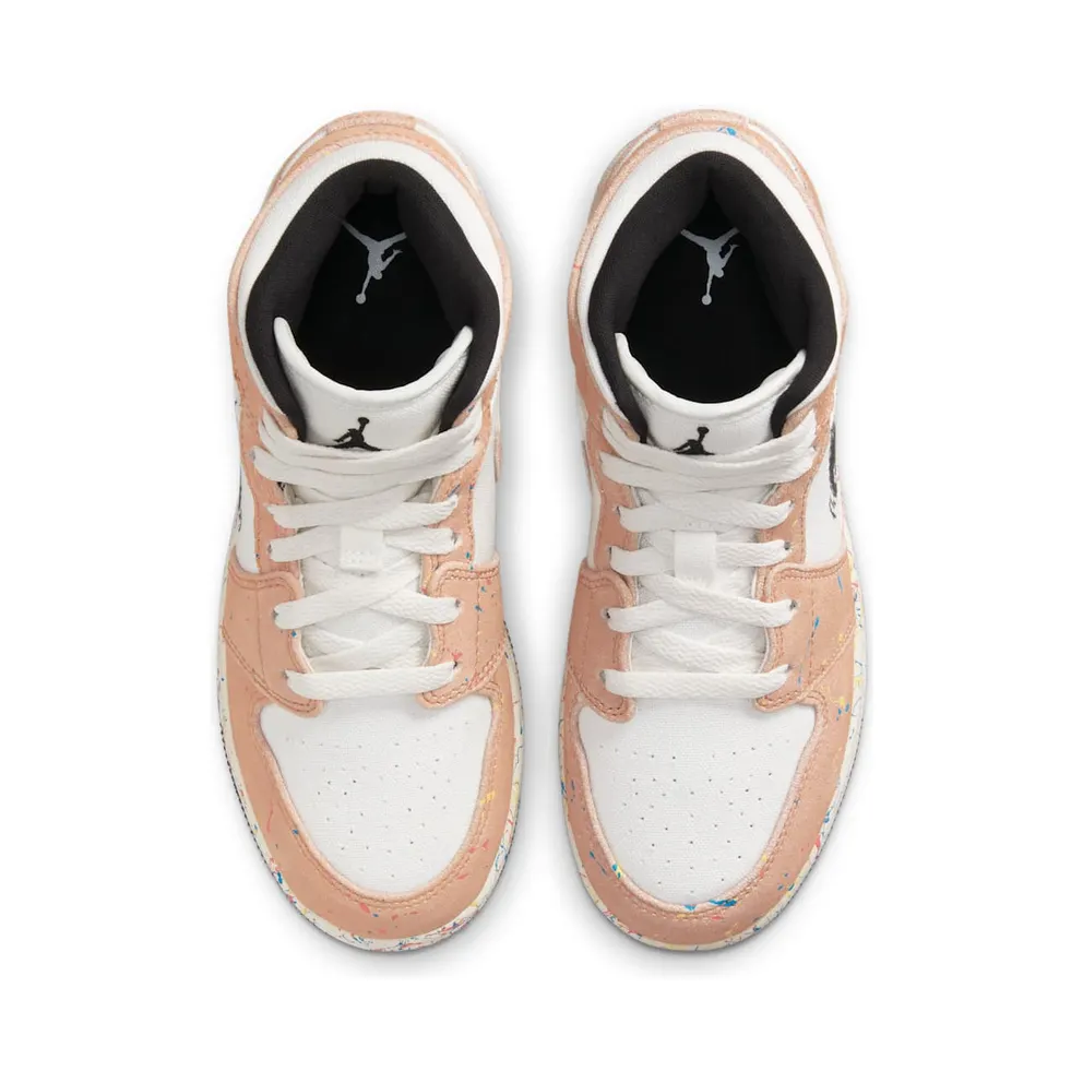 Jordan 1 Mid SE Brushstroke (GS) (DA8006-100)