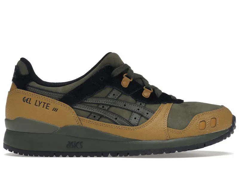 ASICS Gel-Lyte III Olive Canvas Tan Presidio (1203A187-302)