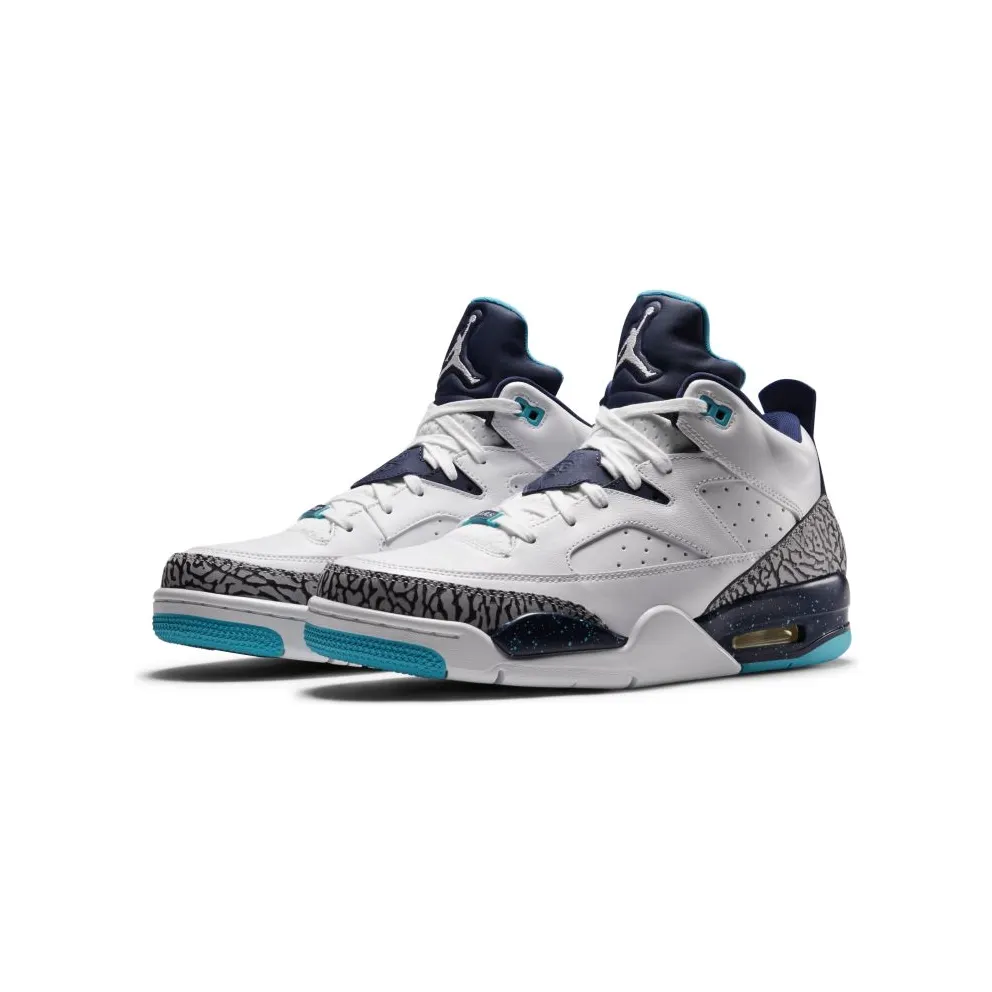 Jordan Son of Mars Low Hornets White/White-Midnight Navy-Turquoise Blue (580603-105)