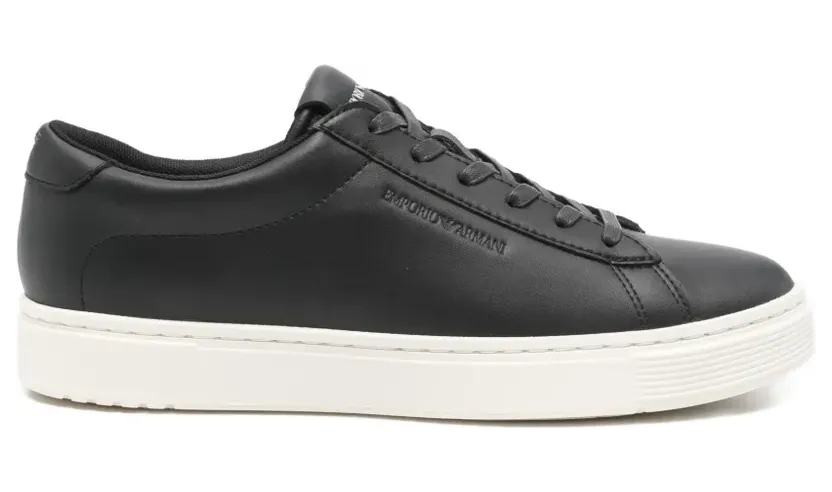 Emporio Armani Sneakers mit Logo-Detail – Weiß (EM004783AF20004)