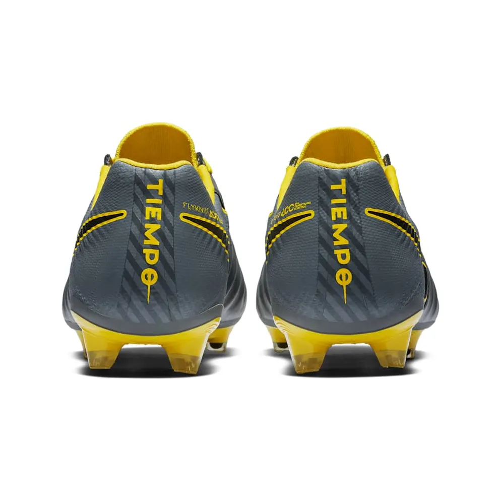 Nike Tiempo Legend 7 Elite FG “Dark Grey Opti Yellow” (AH7238-070)
