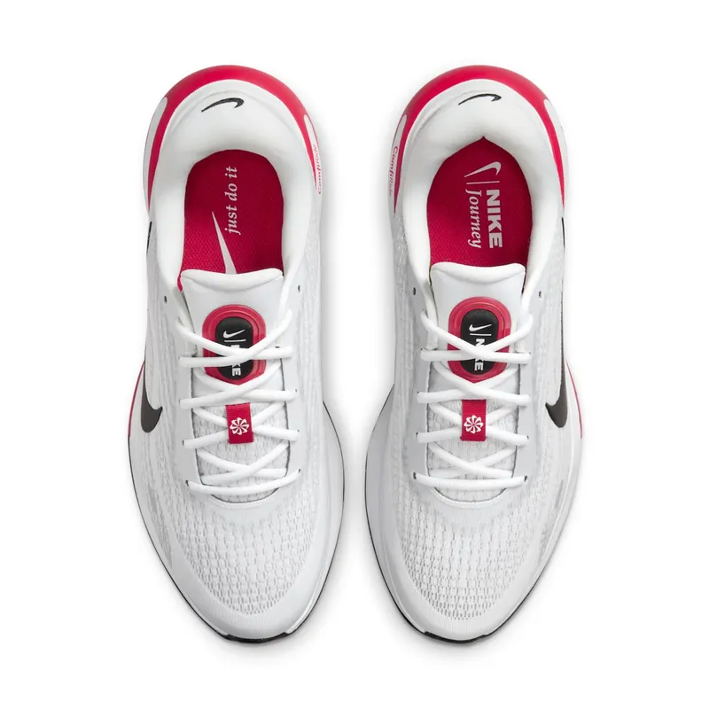Nike Journey Run White Fire Red Cement Grey Black (FN0228-103)