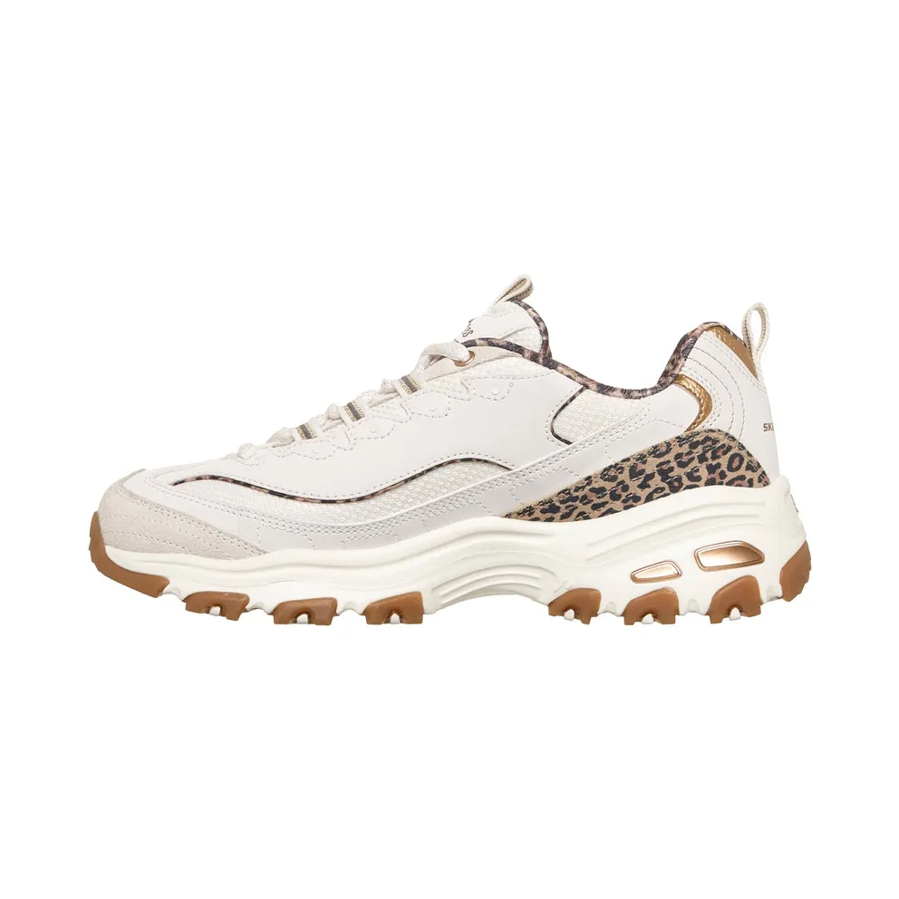 Skechers D’Lites – Wild Charm Sneaker White