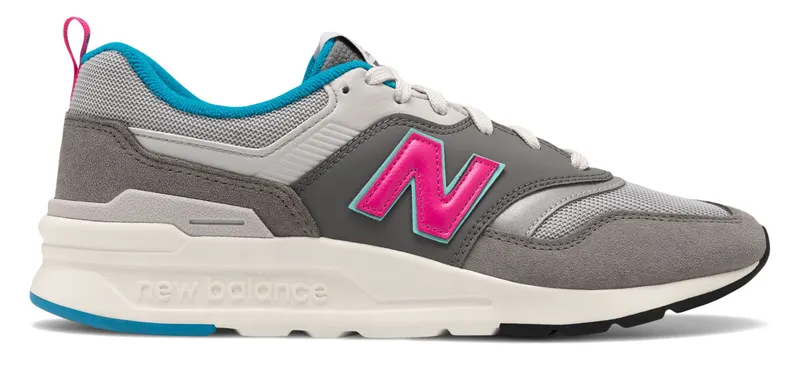 New Balance 997H Castlerock Dark Grey/Pink-Blue (CM997HAH)