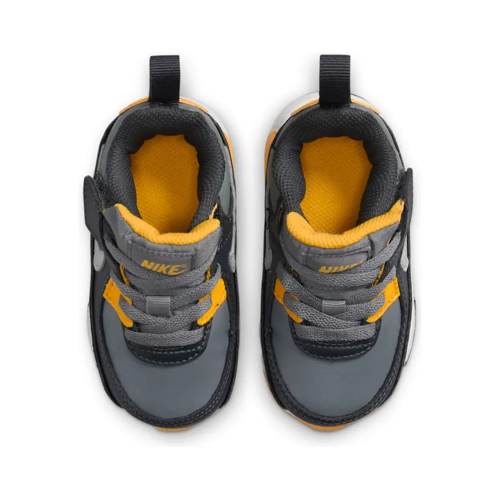 Nike Air Max 90 EasyOn TD “Smoke Grey Yellow” (HF6359-004)