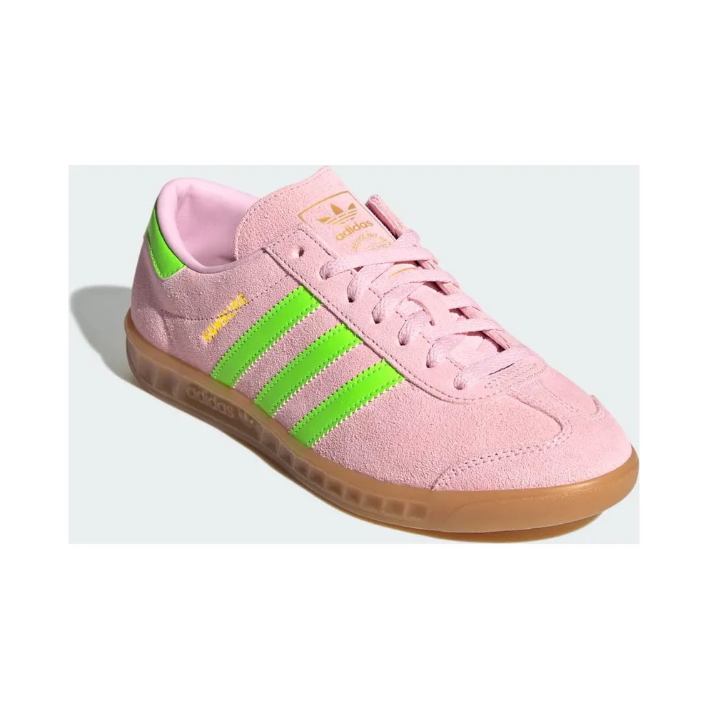 Adidas Hamburg Clear Pink / Solar Green / Gold Metallic (JS0683)