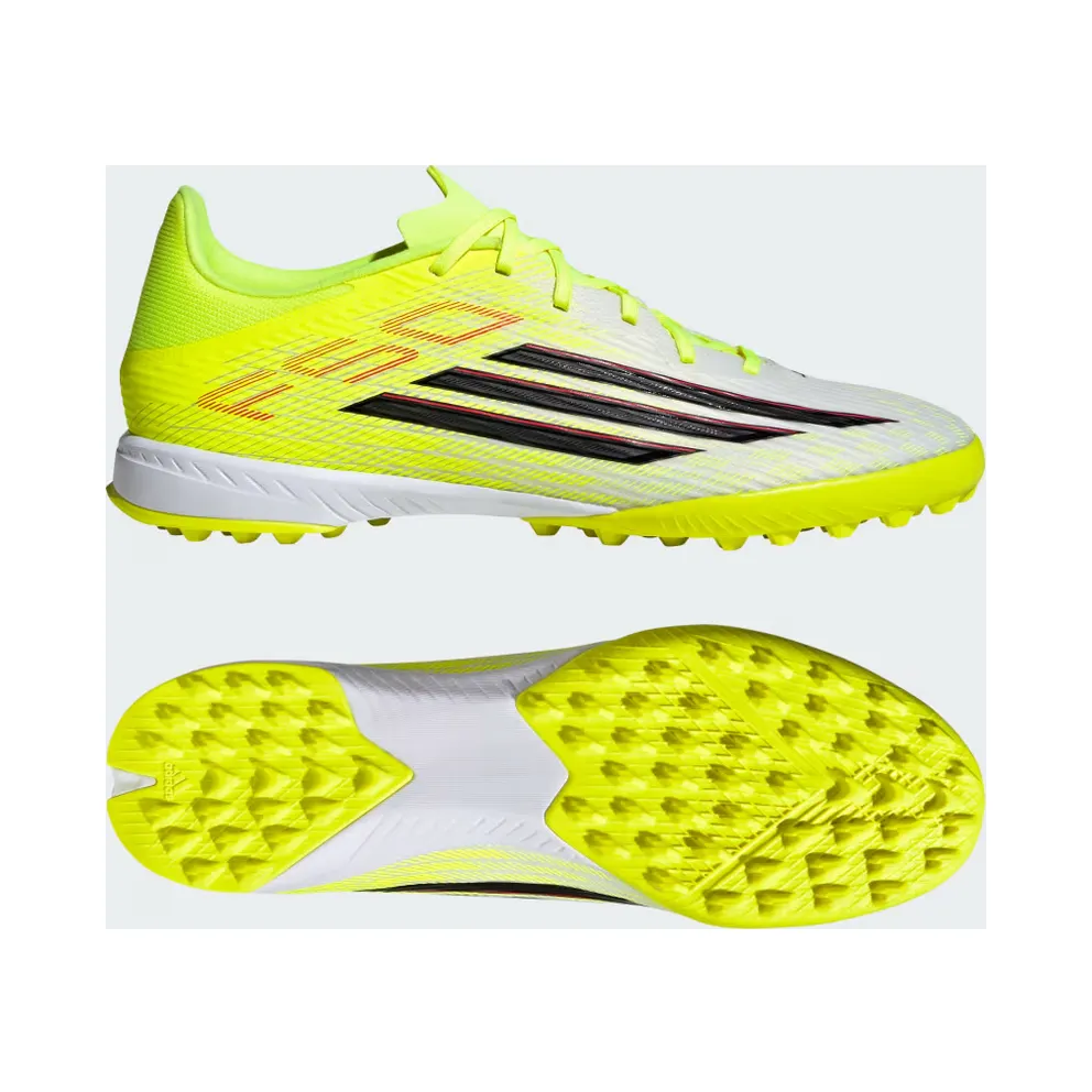 adidas F50 League Turf Football “Team Solar Yellow 2 / Core Black / Lucid Red” (JR8978)